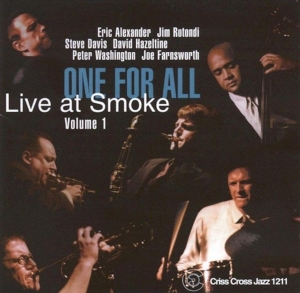 One For All - Live At Smoke in the group CD / Jazz at Bengans Skivbutik AB (4211772)