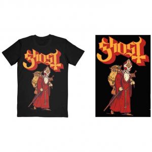 Ghost - Unisex T-Shirt: Greetings From Papa Noel in the group OTHER / Övrigt / at Bengans Skivbutik AB (4212471r)