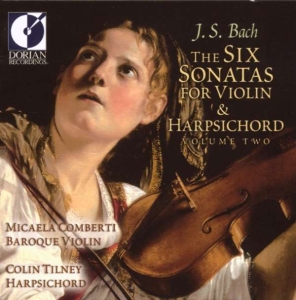 Comberti Micaela Tiney Colin - Bach: Violin Sonatas Vol 2 in the group Externt_Lager / at Bengans Skivbutik AB (4212812)