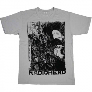 Radiohead - Scribble Uni Grey T-Shirt in the group OTHER / Övrigt / at Bengans Skivbutik AB (4213297r)
