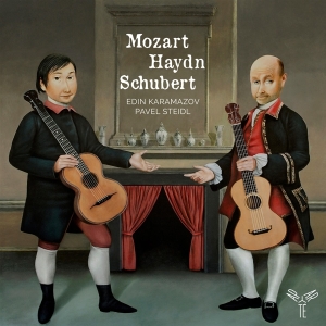 Edin & Pavel Steidl Karamazov - Mozart Haydn Schubert (Arr. For 2 Guitars) in the group CD / Klassiskt,Övrigt at Bengans Skivbutik AB (4216842)