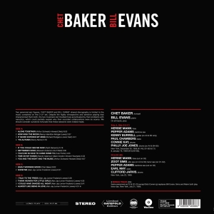 Chet & Bill Evans Baker - Complete Recordings in the group VINYL / Jazz at Bengans Skivbutik AB (4219783)