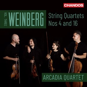 Weinberg Mieczyslaw - String Quartets, Vol. 3 in the group OUR PICKS / Christmas gift tip CD at Bengans Skivbutik AB (4233493)