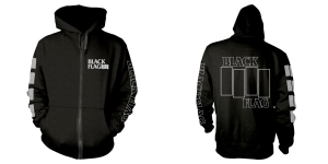 Black Flag - Zip-Hood - Logo (M) in the group MERCHANDISE / Hoodies / Punk at Bengans Skivbutik AB (4240953)
