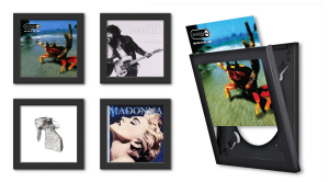 Show And Listen - Black LP Flip Frame 4-Pack in the group OTHER / Vinyltillbehör at Bengans Skivbutik AB (4241823)