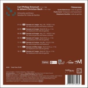 Bach C P E Bach J C - C.P.E. Bach & J.C. Bach: Virtuosity in the group Externt_Lager / at Bengans Skivbutik AB (4242247)