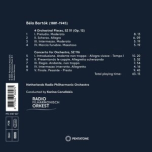 Bartok Bela - Concerto For Orchestra in the group Externt_Lager / at Bengans Skivbutik AB (4242379)