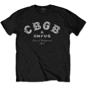 Cbgb - Cbgb Classic Logo Uni Bl T-Shirt in the group MERCHANDISE / T-shirt / Nyheter / Pop-Rock at Bengans Skivbutik AB (4243565r)