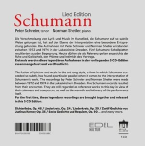 Schumann Robert - Lied Edition (5Cd) in the group Externt_Lager / at Bengans Skivbutik AB (4248760)