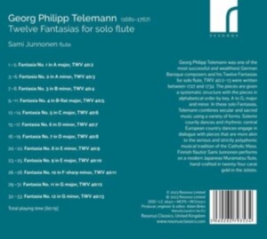 Telemann Georg Philipp - Telemann: Twelve Fantasias For Solo in the group Externt_Lager / at Bengans Skivbutik AB (4258440)