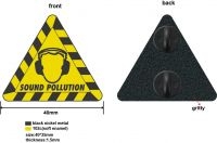 Sound Pollution - Pin - Logo (4Cm) in the group MERCHANDISE / Merch / Hårdrock at Bengans Skivbutik AB (4259484)