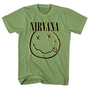 Nirvana - Nirvana Unisex T-Shirt: Inverse Smiley in the group OTHER / MK Test 5 at Bengans Skivbutik AB (4265054r)