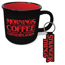 Stranger things mug & keychain gift set in the group MERCHANDISE / Merch / Film-Musikal at Bengans Skivbutik AB (4266751)