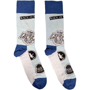Ac/Dc - Icons Uni Blue Socks (Eu 40-45) in the group MERCHANDISE / / at Bengans Skivbutik AB (4267743)