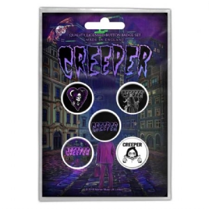 Creeper - Button Badge Pack: Eternity In Your Arms (Retail Pack) in the group OTHER / MK Test 7 at Bengans Skivbutik AB (4271713)