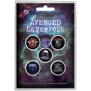 Avenged Sevenfold - The Stage Button Badge Pack in the group MERCHANDISE / Pin-Button Badge / Heavy Metal at Bengans Skivbutik AB (4271728)