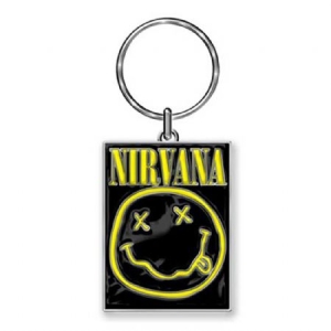 Nirvana - Keychain: Smiley (Die-cast Relief) in the group OTHER / MK Test 7 at Bengans Skivbutik AB (4271745)