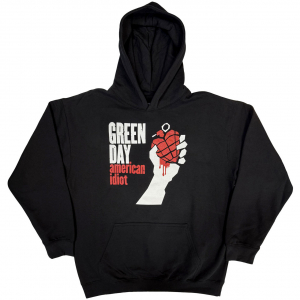Green Day - American Idiot Uni Bl Hoodie in the group OTHER / Övrigt / at Bengans Skivbutik AB (4276369r)