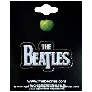The Beatles - Drop T Logo Wht Pin Badge in the group MERCHANDISE / Pin-Button Badge / Pop-Rock at Bengans Skivbutik AB (4284680)