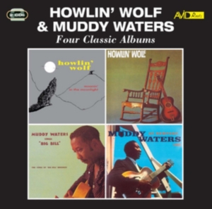 Howlin Wolf & Muddy Waters - Four classic albums in the group OTHER / Övrigt / at Bengans Skivbutik AB (4292896)