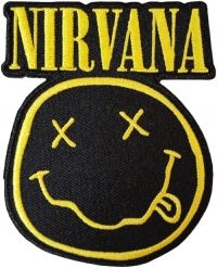 Nirvana - Smiley Face Cut Out Patch (9,1 X 7, in the group MERCHANDISE / Patch / at Bengans Skivbutik AB (4294313)