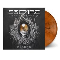 Escape From Wonderland - Pieces (Orange/Black Marbled Vinyl in the group VINYL / Hårdrock at Bengans Skivbutik AB (4298859)