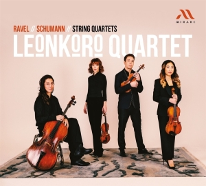 Leonkoro Quartet - Ravel Schumann String Quartets in the group CD / Klassiskt at Bengans Skivbutik AB (4303118)