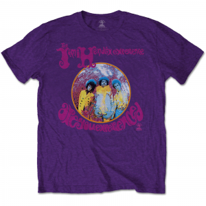 Jimi Hendrix - Are You Experienced? (Medium) Unisex Purple T-Shirt in the group OTHER / MK Test 6 at Bengans Skivbutik AB (4304055)