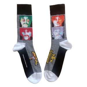 The Beatles - Sea Of..Faces Colour Bl Socks (Eu 40-45) in the group MERCHANDISE / / at Bengans Skivbutik AB (4314449)