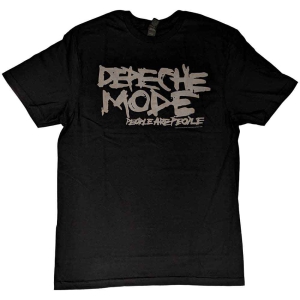 Depeche Mode - People Are People Uni Bl in the group MERCHANDISE / T-shirt / Pop-Rock at Bengans Skivbutik AB (4320813r)