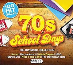 Various artists - 70s School Days (5CD) in the group CD / Pop-Rock at Bengans Skivbutik AB (4324554)