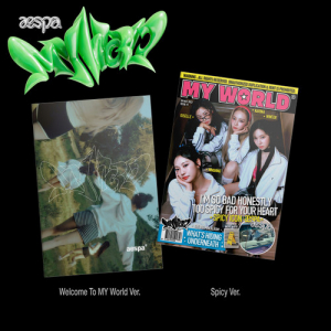 Aespa - 3rd Mini Album (MY WORLD) (Zine Ver.) in the group Minishops / K-Pop Minishops / Aespa at Bengans Skivbutik AB (4355413)