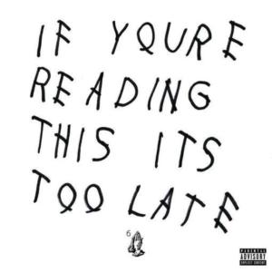 Drake - If You're Reading This It's Too Late in the group CD / Pop-Rock at Bengans Skivbutik AB (4357273)