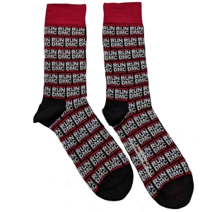Run Dmc - All Over Logo Uni Bl Socks (Eu 40-45) in the group MERCHANDISE / / at Bengans Skivbutik AB (4359308)