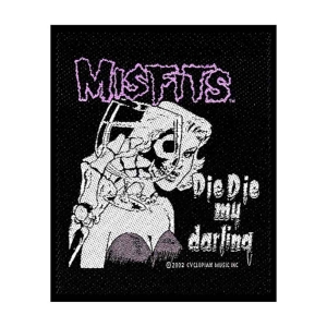 Misfits - Die Die My Darling Standard Patch in the group MERCHANDISE / Patch / Punk at Bengans Skivbutik AB (4359380)