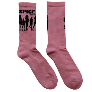 Spice Girls - Silhouette Uni Pink Socks (Eu 40-45) in the group MERCHANDISE / Merch / Pop-Rock at Bengans Skivbutik AB (4395726)