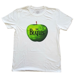 The Beatles - Apple Uni Wht in the group MERCHANDISE / T-shirt / Pop-Rock at Bengans Skivbutik AB (4400430)