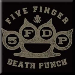 Five Finger Death Punch - Fridge Magnet: Brass Knuckle in the group OTHER / MK Test 7 at Bengans Skivbutik AB (4400474)
