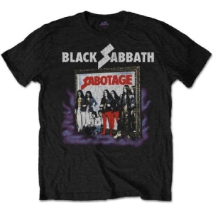 Black Sabbath - Unisex T-Shirt: Sabotage Vintage (X-Large) in the group OTHER / MK Test 6 at Bengans Skivbutik AB (4400497)