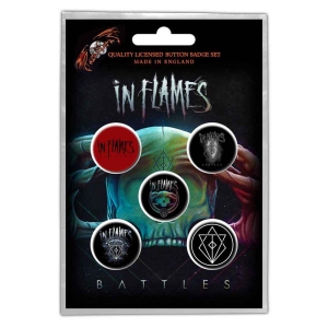 In Flames - Battles Button Badge Pack in the group MERCHANDISE / Merch / Hårdrock,Svensk Musik at Bengans Skivbutik AB (4400525)