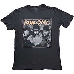 Run DMC - Unisex T-Shirt: B&W Photo (Large) in the group OTHER / MK Test 6 at Bengans Skivbutik AB (4401020)