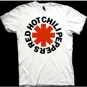 Red Hot Chili Peppers - Unisex T-Shirt: Red Asterisk (Medium) in the group OTHER / MK Test 6 at Bengans Skivbutik AB (4401141)
