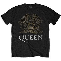 Queen - Unisex T-Shirt: Crest (Medium) in the group OTHER / MK Test 6 at Bengans Skivbutik AB (4401213)