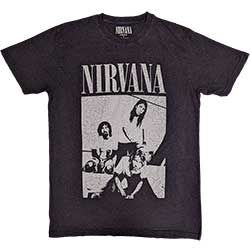 Nirvana - Unisex T-Shirt: Sitting (Distressed) (XX-Large) in the group OTHER / MK Test 6 at Bengans Skivbutik AB (4401263)