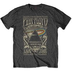 Pink Floyd - Unisex T-Shirt: Carnegie Hall Poster (Small) in the group OTHER / MK Test 6 at Bengans Skivbutik AB (4401277)