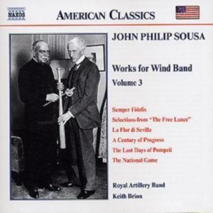 Sousa John Philip - Music For Wind Band Vol 3 in the group Externt_Lager / at Bengans Skivbutik AB (504899)