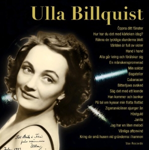 Billquist Ulla - Ulla Billquist in the group CD / Dansband-Schlager at Bengans Skivbutik AB (540758)