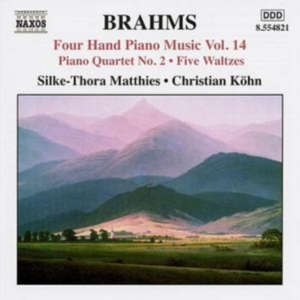 Brahms Johannes - Four Hand Piano Music 14 in the group Externt_Lager / at Bengans Skivbutik AB (545456)