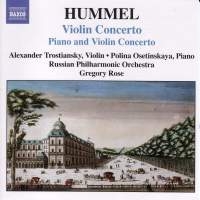 Hummel - Concerto For Piano & Violin in the group OUR PICKS / Christmas gift tip CD at Bengans Skivbutik AB (545594)