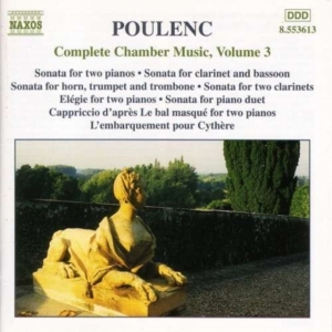 Poulenc Francis - Complete Chamber Music Vol 3 in the group Externt_Lager / at Bengans Skivbutik AB (546481)